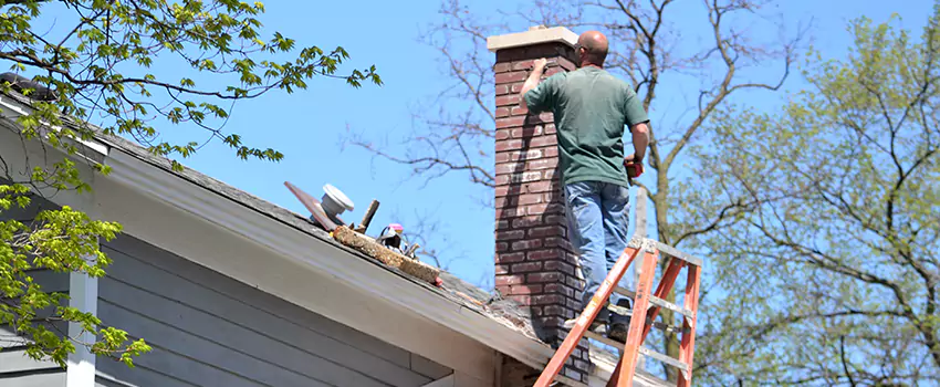 Vinyl and PVC Chimney Flashing Installation in Hammonton, NJ