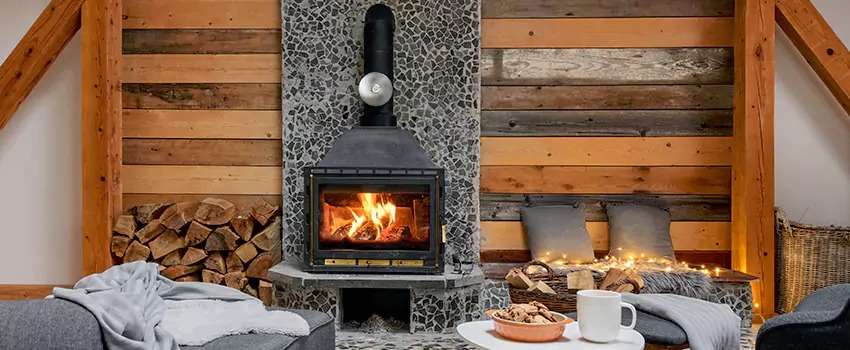 Thelin Hearth Products Direct Vent Gas Stove Fireplace Inspection in Hammonton, New Jersey